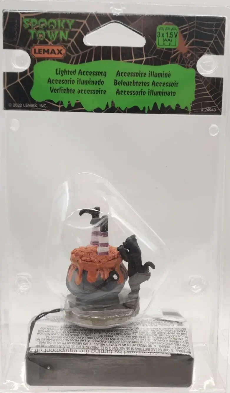 Lemax Spooky Town 2022 Witchy Cauldron - 24940 NIP